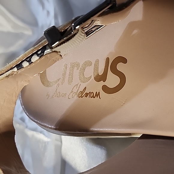 Circus by Sam Edelman Reptile Print Sandals Size 8 1/2 - Picture 3 of 7